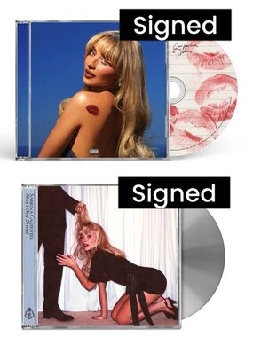 SIGNED! Sabrina Carpenter Signed CD Bundle
